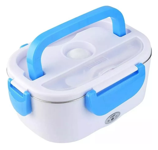 Fiambrera Electrica 40w verde con enchufe casa